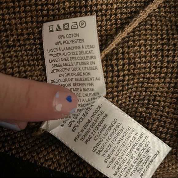 Rachel Zoe Mock Neck Leopard Print Zip-up Cardigan Sweater Size 2X - Picture 8 of 8